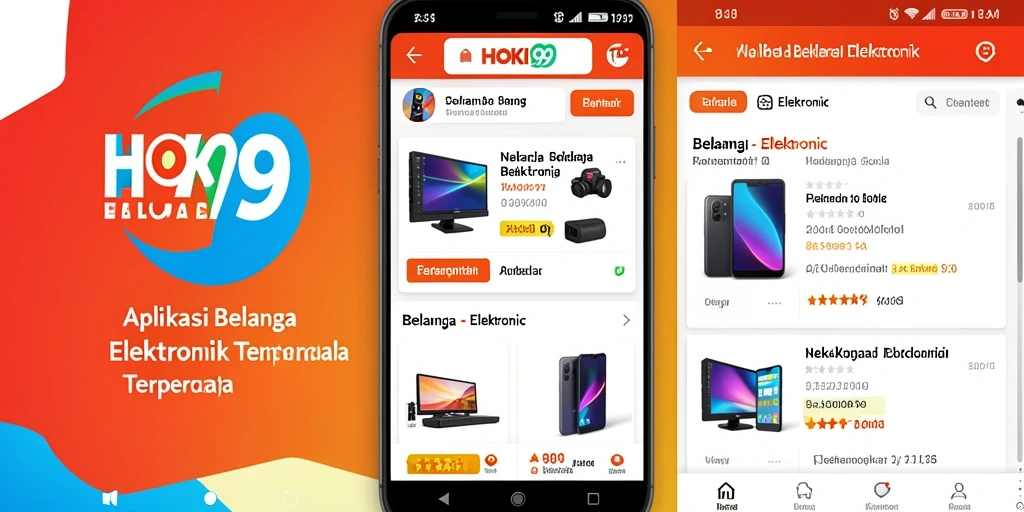 Tampilan antarmuka HOKI99 yang modern dan fungsional untuk belanja elektronik.