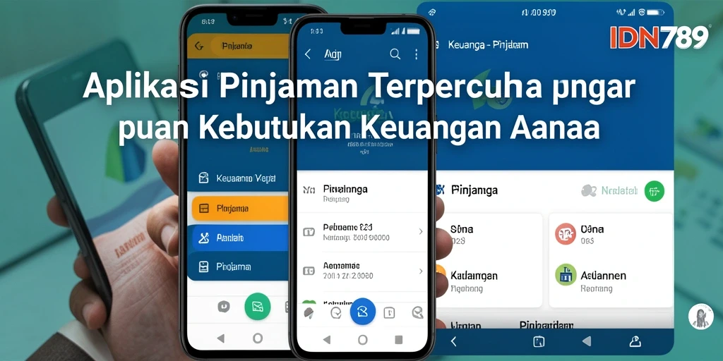 Tampilan antarmuka aplikasi IDN789 yang modern dan user-friendly.