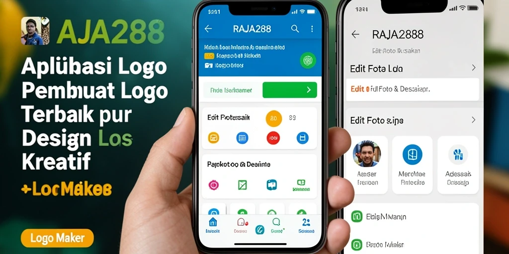 Tampilan antarmuka utama RAJA288 untuk pembuatan logo yang intuitif dan menarik.
