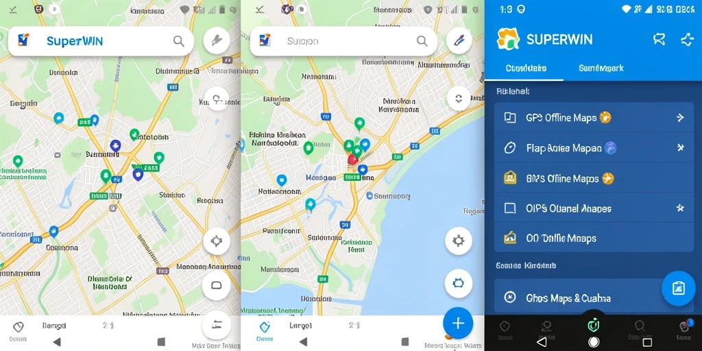 Antarmuka aplikasi SUPERWIN yang intuitif dan informatif.